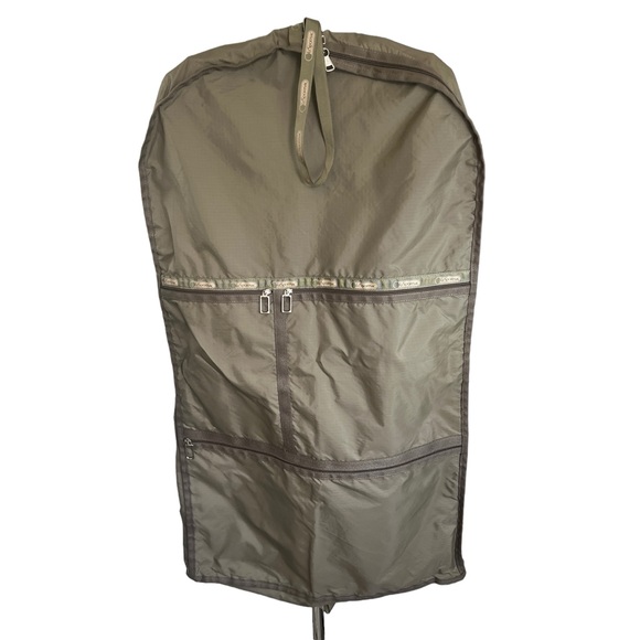 Lesportsac Other - Vintage LeSportSac Garment Bag Tote Luggage Travel Nylon Zip Suitcase Olive